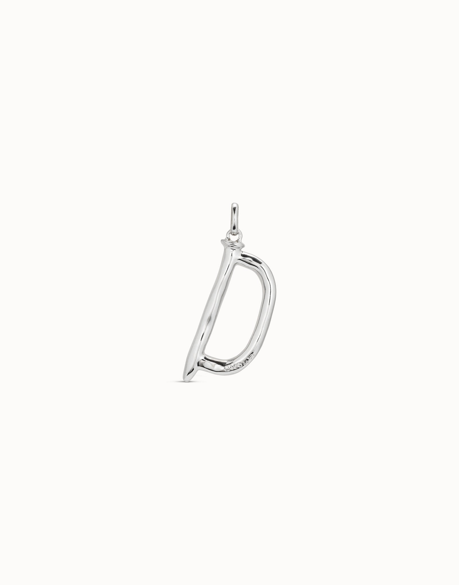 UNOde50 Ciondolo Donna Lettera D | Argento e Oro | Realizzato a mano in Spagna