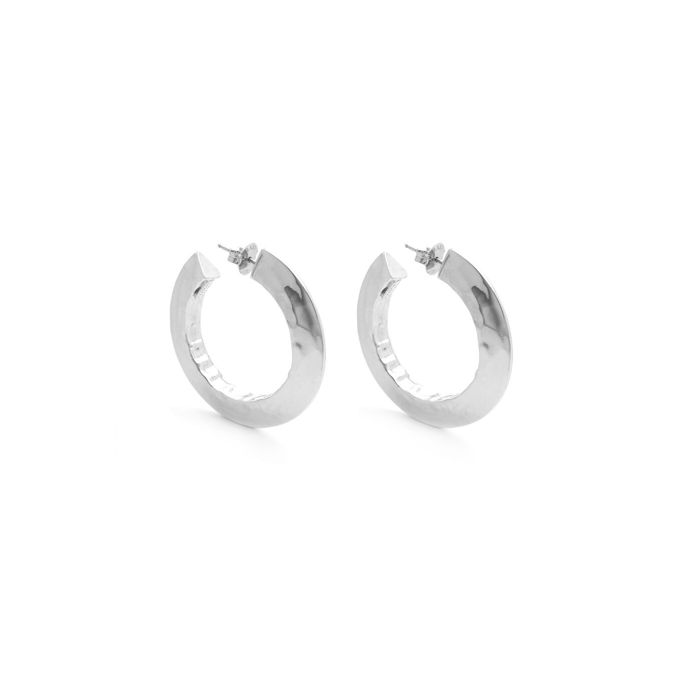 Giovanni Raspini | Orecchini Donna | Martellato | Argento | Ø4,5 cm