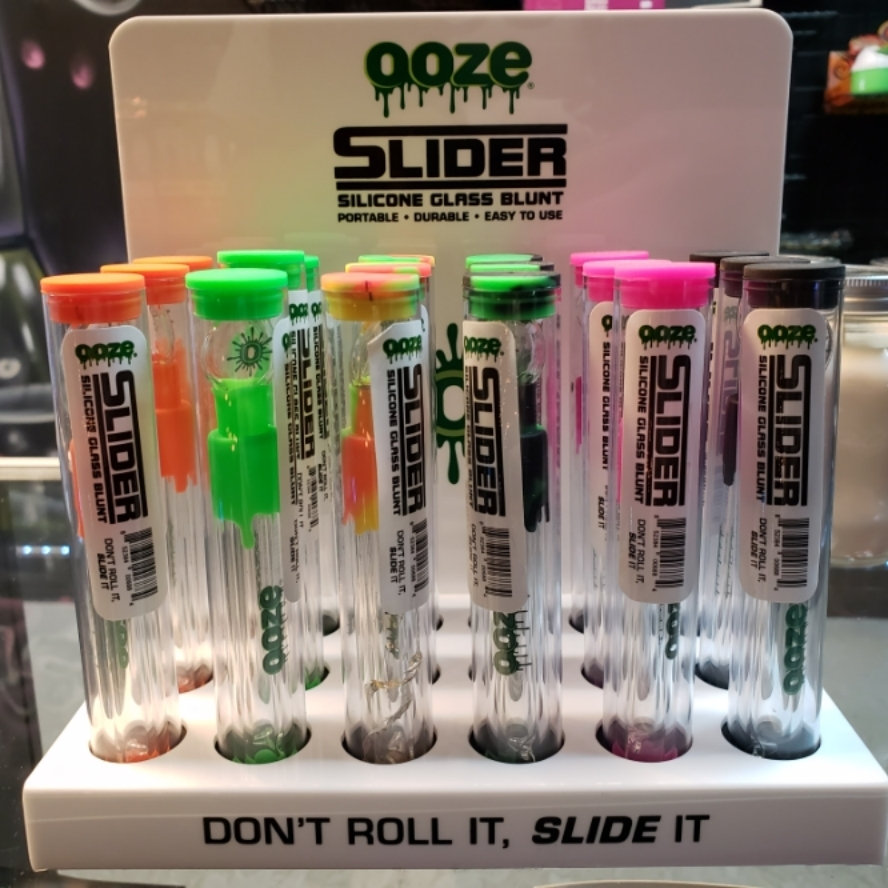 Ooze Silicone Slider Glass Blunt | SIZZLE & SMOKE SHOP