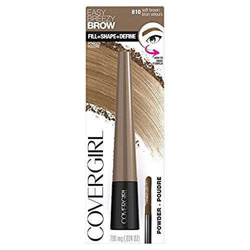 CoverGirl Easy Breezy Brow Fill + Shape + Define Powder 810 Soft Brown