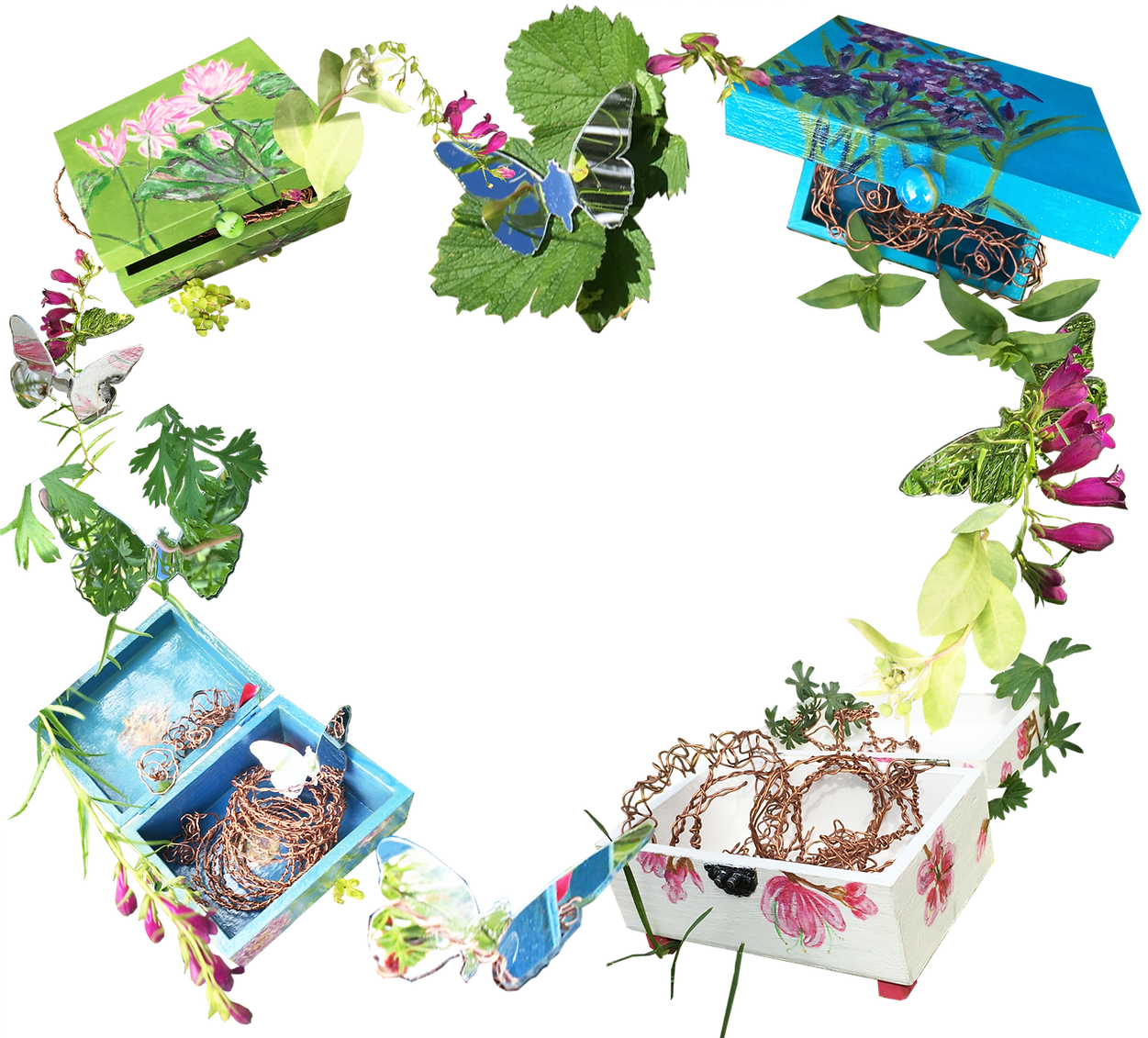 #1_Boites de Bijoux™_Tulips in the Breeze™_Pink Peaches and Cream Blossoms™_Lotus Spirit™_Iris Sprigs™_Wreath_Clip Art_Heart Art™ by Anastasia V. Silva™_The New Romantic Renaissance™ (by AVS™) (3).png