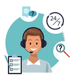 A person on phone icon 