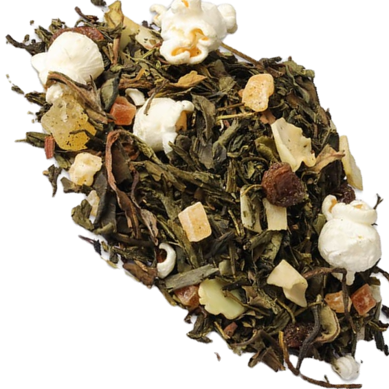 Thé Vert Noisette & Amande – Douceur Gourmande