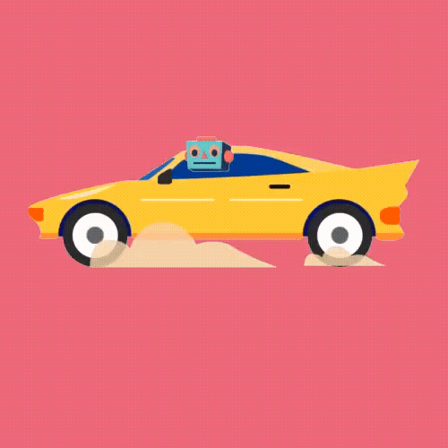 Robot Car Pink