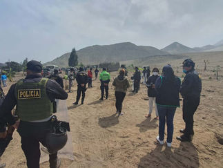 Ministerio de Cultura toma acciones para recuperar terreno invadido en sitio arqueológico de Supe