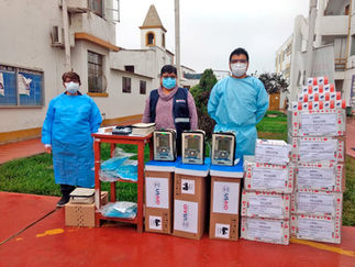 GRL dota de equipos biomédicos al Hospital de Barranca contra el COVID-19