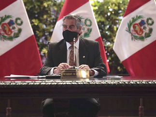 Perú suspende ingreso de vuelos de Europa durante 15 días, anuncia presidente Sagasti