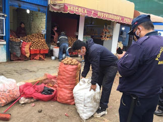 Intervienen mercadillos que no cumplían protocolos de bioseguridad en Barranca