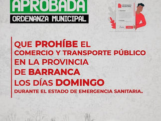 Prohiben comercio y transporte público los domingos en Barranca