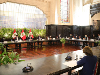 Descentralización real fue agenda de reunión con el presidente de la República