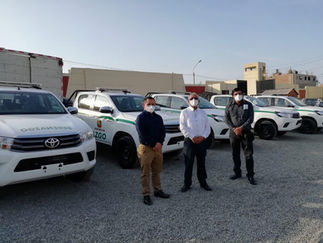 GRL entrega camioneta a la municipalidad de Supe