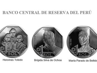 BCR pone en circulación monedas alusivas a las mujeres en la Independencia del Perú