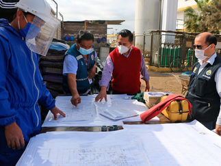 Inspeccionan avances del proyecto IOARR en Hospital Regional de Huacho