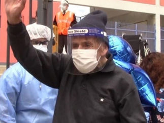 ¡Milagro de Semana Santa! Abuelito de 103 años vence al coronavirus en Huaraz