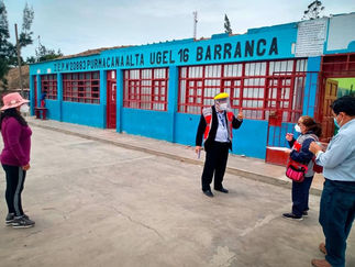 Barranca: Fuertes vientos ocasionaron daños materiales en colegio de Purmacana Alta