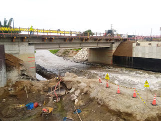 Restablecen puentes dañados en Chimbote y Barranca