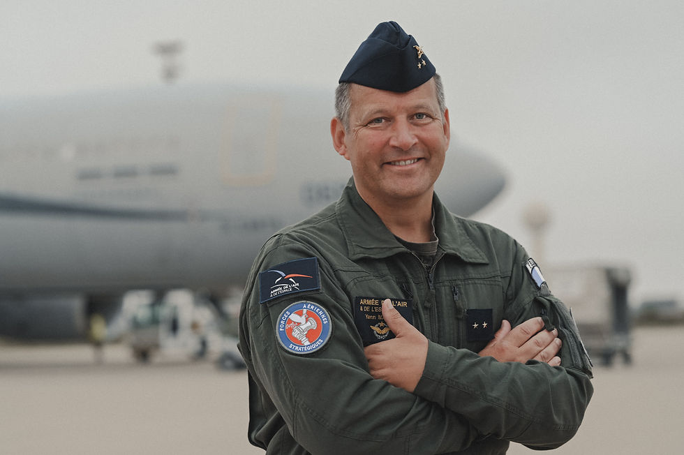 Le général Yann Malard, commandant de la base aérienne 125 d'Istres. Audrey Rodrigues / SENTRY Média.