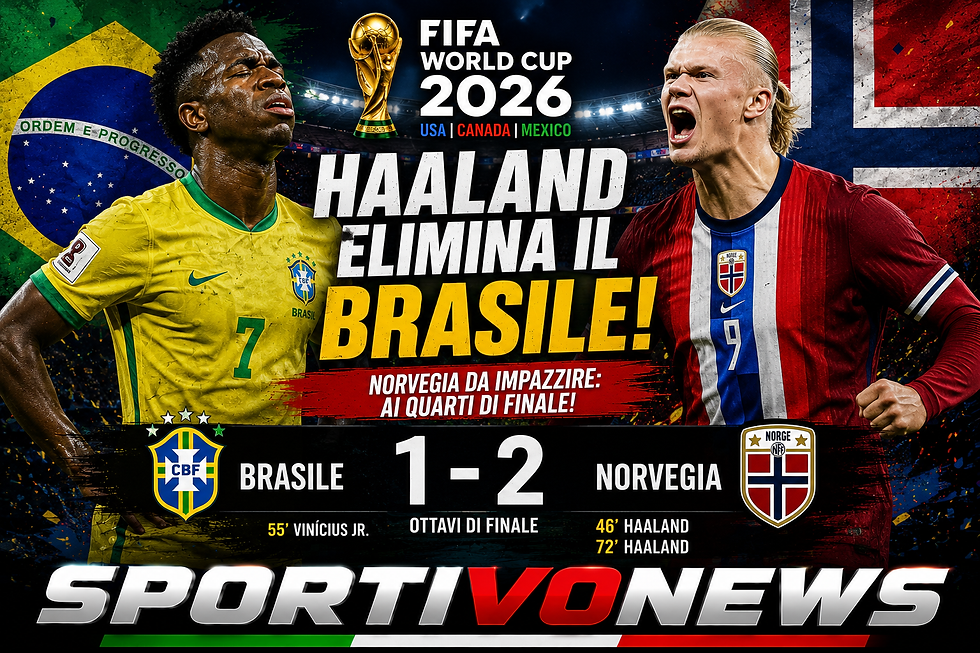Il Brasile saluta il Mondiale 2026 agli ottavi di finale. La Seleção di Carlo Ancelotti cade contro la Norvegia per 2-1 e chiude anzitempo una competizione che, nonostante i nomi altisonanti presenti in rosa, non è mai riuscita davvero a decollare.