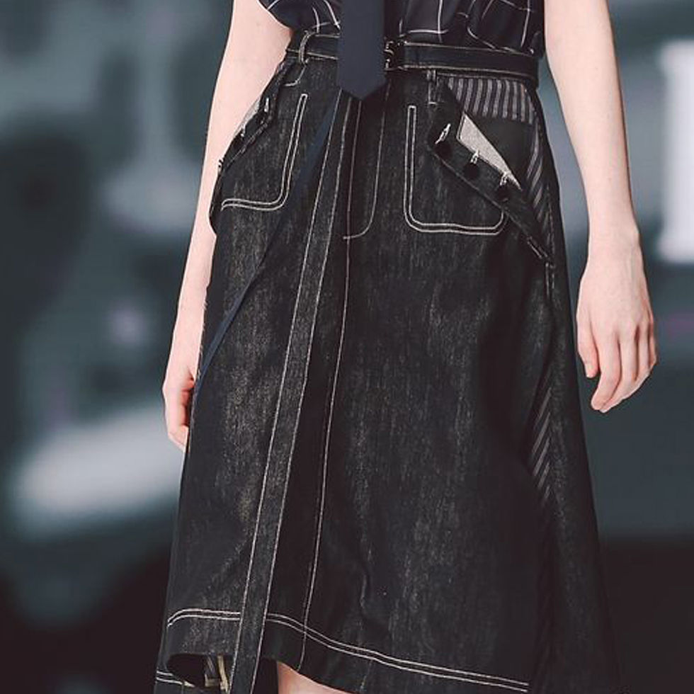 Thumbnail: Denim A line skirt