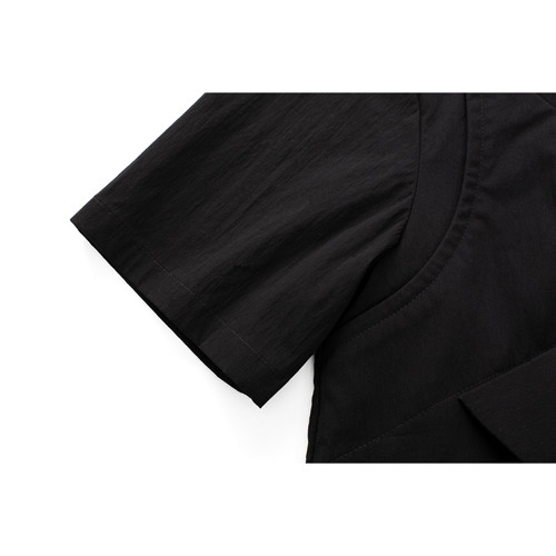 Black ribbon tie shirt | Onlineshop