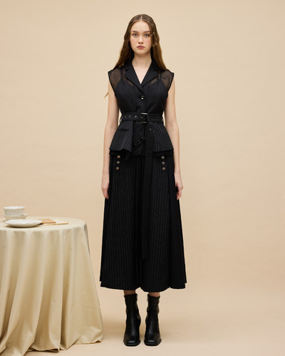 Layered pleated skirt pants | Onlineshop