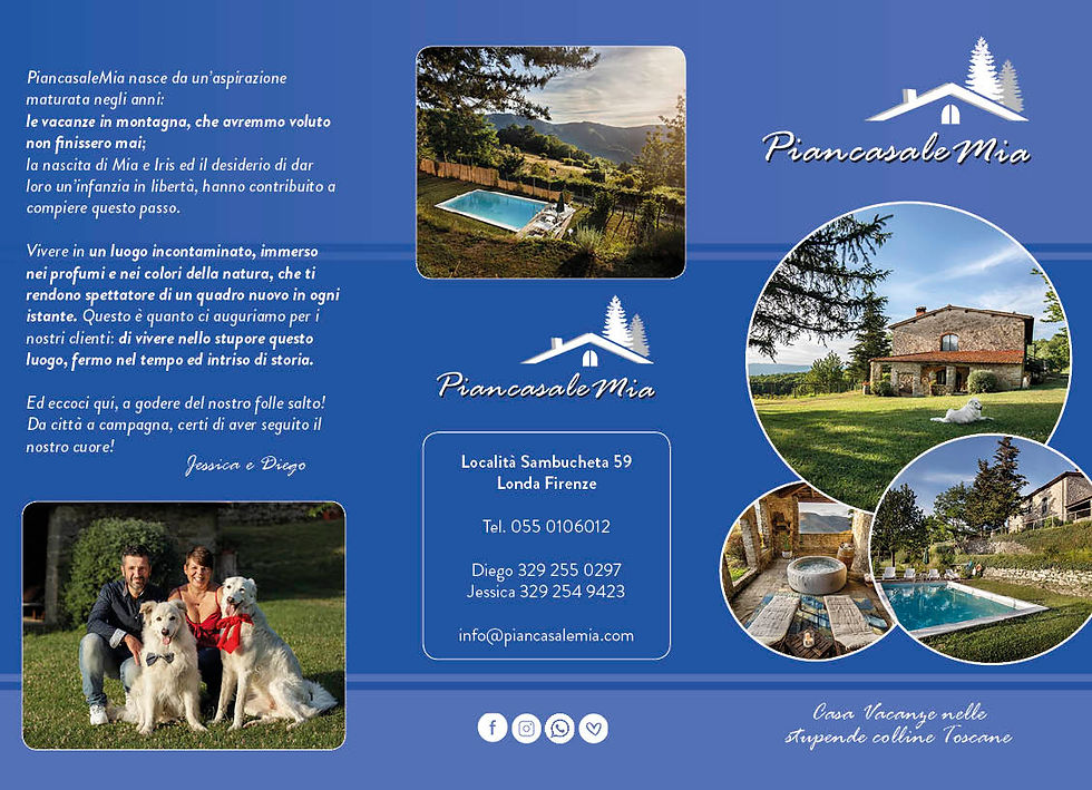 Grafica pieghevole Casa Vacanza