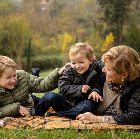 Rosella e i suoi nipotini