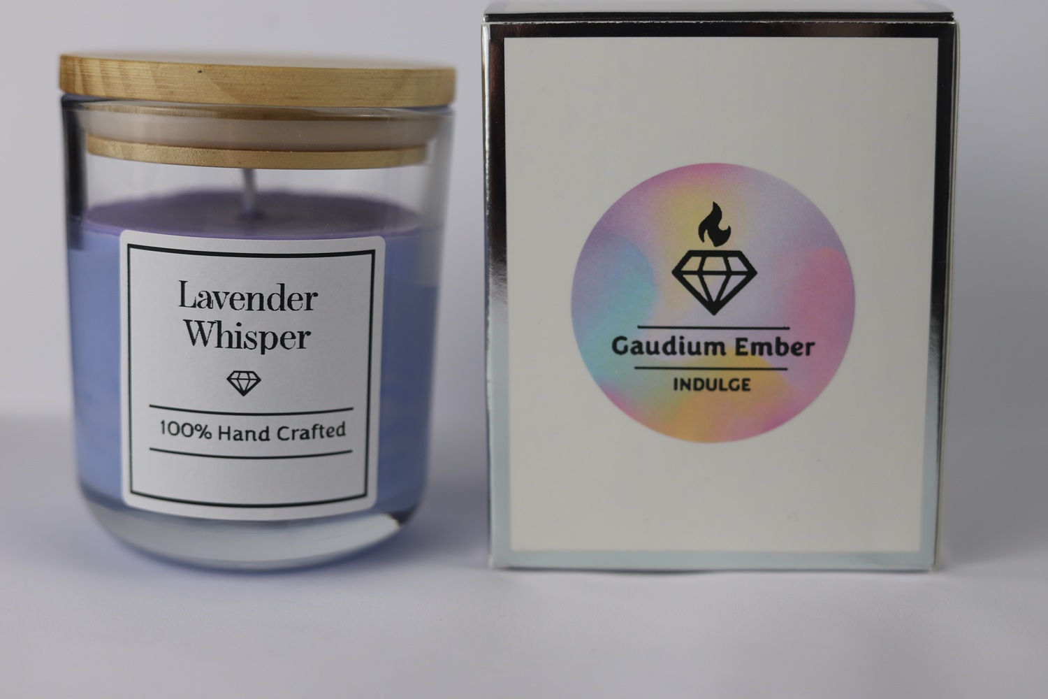 lavender scented candle with gift box