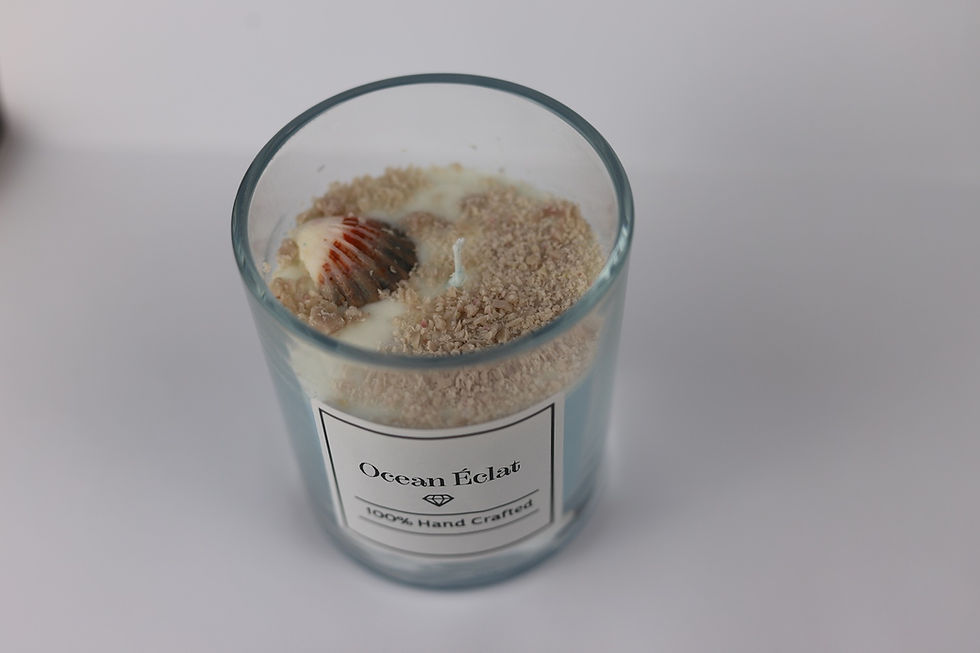 Thumbnail: ocean scented candle upper view