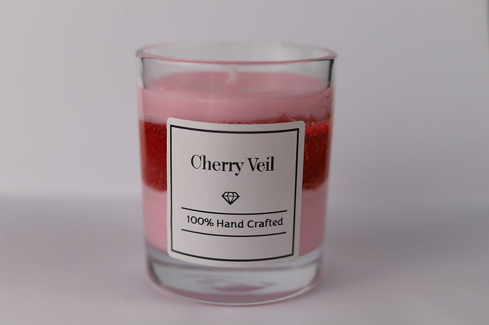 Thumbnail: cherry scented candle upper view