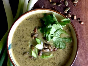 Green Bean and Broccoli Soup