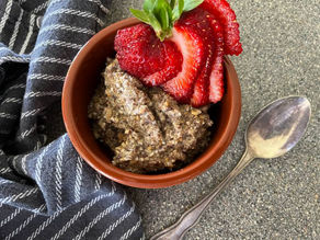 Seed porridge and seed sprinkle