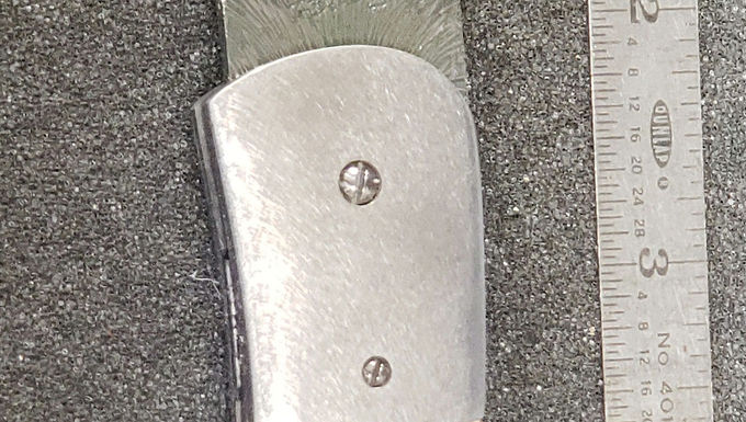 Rick Dunkerly style Hatchet handle liner lock.
