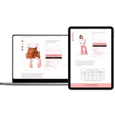 A Creative Marketing Co. Website Design for Aminah Rose - Website Mockup