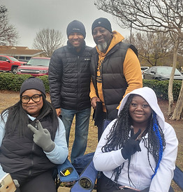 Constituents with Overture Walker at the 2025 Blythewood Christmas Parade