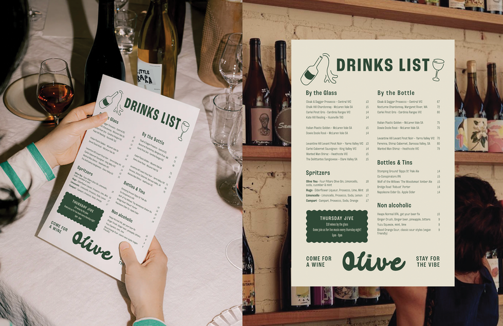 OLIVE PAGE DRINK