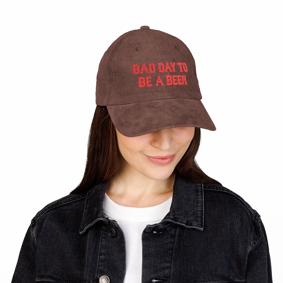 Thumbnail: BDTBAB Vintage Embroidered Corduroy Cap