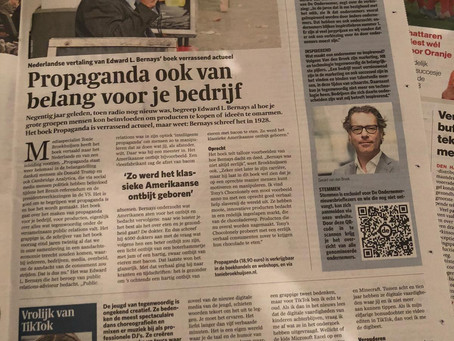 Interview in het AD en Het Parool - 3 november 2019