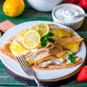 Crepas de Mantequilla de Limón