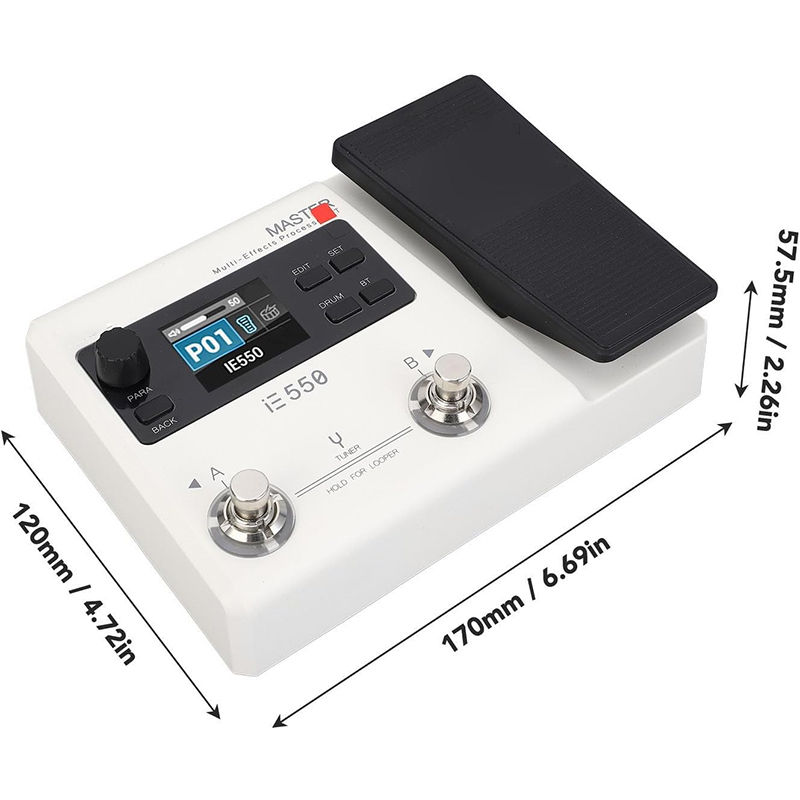 Thumbnail: DK Guitar Bass Multi Effects Processor Pedal Multi Language Expression Pedal IE-