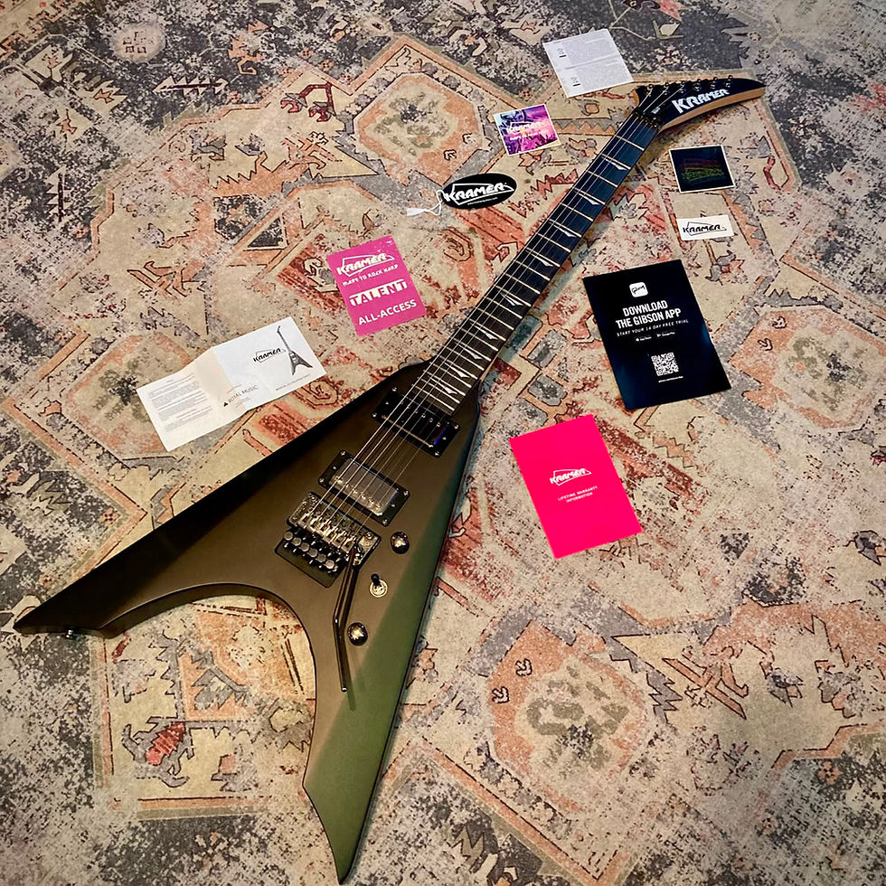 Miniatura: Guitarra Kramer Nite V Fr Satin Black
