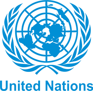 Logo of the United Nations, representing the annual gala performance at the Temple of Dendur.