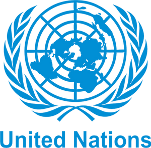 Logo of the United Nations, representing the annual gala performance at the Temple of Dendur.