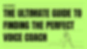 What Makes a Great Voice Instructor? A No-Nonsense 10-Point Checklist