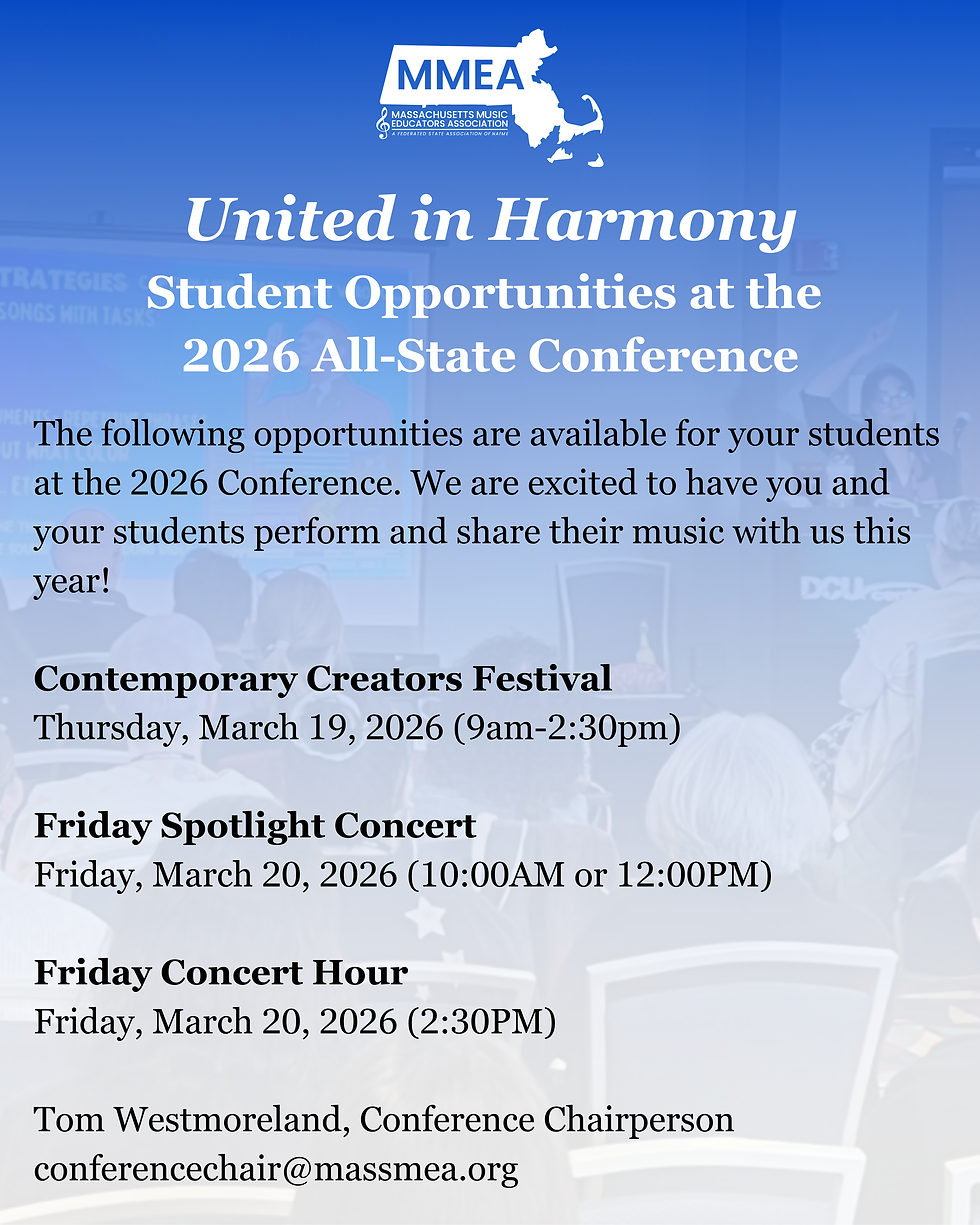 Student Opportunities at the 2026 All-State Conference