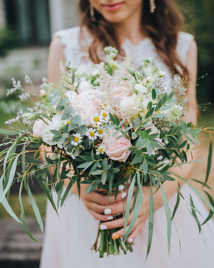 Woman with Bouquet