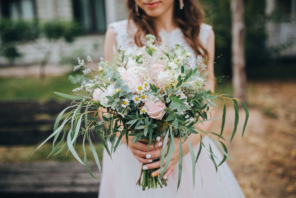 Bride Holding Bouquet