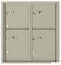 Thumbnail: versatile 4C09D-4P-SM 4CFL Front-loading Mailbox