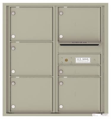 Thumbnail: versatile 4C09D-06-SM 4CFL Front-loading Mailbox