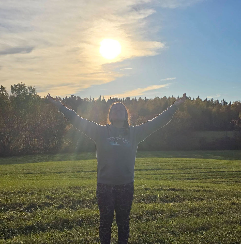 Coucher de soleil doré et majestueux dans la nature